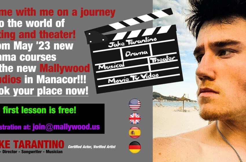  Schauspielunterricht mit Jake Tarantino auf Mallorca Sommer 2023