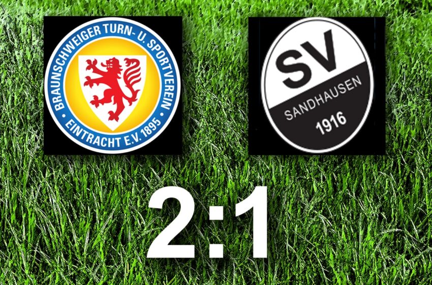  Eintracht Braunschweig bringt sich durch Sieg über den SV Sandhausen in gute Ausgangsposition gegen den Abstie
