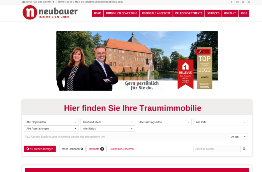 Neubauer Immobilien: Ihr professioneller Immobilienmakler in Lüneburg