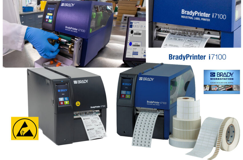  Brady i7100: Zuverlässiger Industrie Highspeed Etikettendrucker